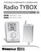 Instrukcja instalowania i użytkowania RADIO TYBOX. Termostat programowalny radiowy. RADIO TYBOX strefowy RADIO TYBOX strefowy