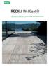 RECKLI WetCast. RECKLI Photo-Engraving