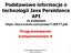 Podstawowe informacje o technologii Java Persistence API