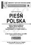 JM Rektor prof. dr hab. Klaudiusz Baran. Koncert Katedry Wokalistyki PIEŚŃ POLSKA