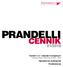 PRANDELLI CENNIK 01/2018. System rur i złączek mosiężnych PEX/AL/PEX, PERT/AL/PERT, PEX. Ogrzewanie podłogowe Rozdzielacze