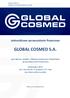 Jednostkowe sprawozdanie finansowe GLOBAL COSMED S.A. sporządzone zgodnie z Międzynarodowymi Standardami Sprawozdawczości Finansowej
