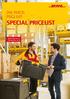 DHL PARCEL PRICE LIST SPECIAL PRICELIST. dhlparcel.pl. Applicable as of 1 November 2018