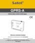 GPRS-A. Uniwersalny moduł monitorujący. Skrócona instrukcja instalacji. Pełna instrukcja dostępna jest na stronie