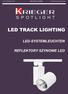 LED TRACK LIGHTING LED-SYSTEMLEUCHTEN S P O T L I G H T LED-SYSTEMLEUCHTEN REFLEKTORY SZYNOWE LED