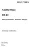 TACHO-Dose ER-23. Instrukcja użytkownika. Rolniczy obrotomierz kontrolno - sterujący. Numer referencyjny: 23GRD PCHH. Rewizja: R01