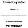 Inwentaryzator Wersja 1.3 Program do inwentaryzacji dla urządzeń mobilnych z systemem operacyjnym Windows CE 5 do współpracy z programem