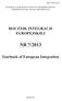 WYDZIA NAUK POLITYCZNYCH I DZIENNIKARSTWA UNIWERSYTET IM. ADAMA MICKIEWICZA ROCZNIK INTEGRACJI EUROPEJSKIEJ NR 7/2013