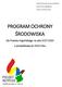 PROGRAM OCHRONY ŚRODOWISKA