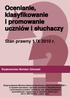 Ocenianie, klasyfikowanie i promowanie uczniów i słuchaczy