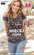 WIĘCEJ. Fashion.   Koszulki rozmiary: Więcej Mody, Większy Wybór, WIĘCEJ w KiK. Jeansy rozmiary: 34-48, tylko 49,99