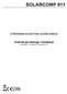 SOLARCOMP 911 STEROWNIK KOLEKTORA SŁONECZNEGO. Instrukcja obsługi i instalacji do wersji u7.x, wydanie 2, wrzesień 2011