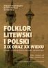 FOLKLOR LITEWSKI I POLSKI