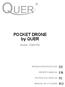 POCKET DRONE by QUER DE EN PL RO. Model: ZAB0102. Owner s manual. Instrukcja obsługi. Manual de utilizare