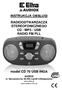 INSTRUKCJA OBSŁUGI RADIOODTWARZACZA STEREOFONICZNEGO CD / MP3 / USB RADIO FM PLL