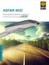 Product Line 055A 2016 ASTAR ECO. Energooszczędne oprawy oświetlenia ulicznego