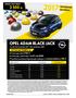 OPEL ADAM BLACK JACK Cennik. Rok produkcji 2017 / Rok modelowy 2018.
