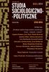 STUDIA SOCJOLOGICZNO- -POLITYCZNE 2(02)/ 2014 SERIA NOWA