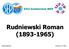 XVII Seminarium WEP Rudniewski Roman ( ) Andrzej MARUSAK Warszawa, 13 VI 2018