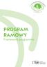 PROGRAM RAMOWY Framework programme