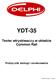 YDT-35. Tester wtryskiwaczy w układzie Common Rail. Podręcznik obsługi i serwisowania