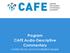 Program CAFE Audio-Descriptive Commentary. Centre for Access to Football in Europe