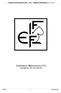 Federation Internationale Feline FIFe: Regulamin Wystawowy, Regulamin Wystawowy FIFe wydany: FIFe