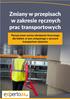 Zmiany w przepisach w zakresie ręcznych prac transportowych 1