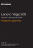 Lenovo Yoga 300. Podręcznik użytkownika. Yoga IBY/Yoga IBR