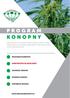 PROGRAM KONOPNY PROGRAM KONOPNY KONTRAKTACJA 2019/2020 ODMIANY KONOPI UPRAWA KONOPI SPRZEDAŻ NASION