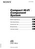 Compact Hi-Fi Component System