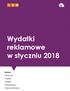 Wydatki reklamowe w styczniu 2018