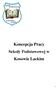 Koncepcja Pracy Szkoły Podstawowej w Kosowie Lackim