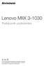 Lenovo MIIX Podręcznik użytkownika