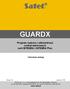 GUARDX. Program nadzoru i administracji central alarmowych serii INTEGRA i INTEGRA Plus. Instrukcja obsługi. Wersja 1.