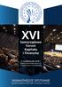 XVI. Samorządowe Forum Kapitału i Finansów. 2 3 października 2018 r. Międzynarodowe Centrum Kongresowe w Katowicach