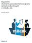 Regulamin otwierania, prowadzenia i zamykania rachunków bankowych w mbanku S.A.