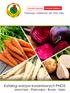Katalog warzyw korzeniowych PNOS Marchew - Pietruszka - Burak - Seler