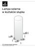 Lampa solarna w kształcie słupka