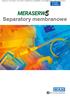 Przegląd produktów Separatory membranowe