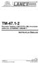 TM PROGRAM TERMINALA RS-232 DLA MULTIPLEKSERA 8XRS-232 / ETHERNET 10BASE-T