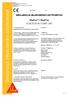 Deklaracja Właściwości Użytkowych. Sikafloor - EN użytkowych. z art. 11 ust. 5 Hertfordshire. w art 12 (2): 6. AVCP: System 3.