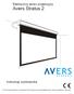 Elektryczny ekran projekcyjny Avers Stratus 2