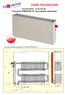 DANE TECHNICZNE. Convector PREMIUM V2 (mocowanie naścienne) GRZEJNIKI WODNE - DOLNOZASILANE. Budowa wewnętrzna grzejników Convector PREMIUM V2