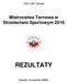 Mistrzostwa Tarnowa w Strzelectwie Sportowym 2018 REZULTATY Tarnów, 16 czerwiec 2018r.