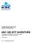 KBC SELECT INVESTORS. Zbadane sprawozdanie roczne na dzień 31 grudnia 2010 r.
