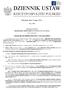 DZIENNIK USTAW RZECZYPOSPOLITEJ POLSKIEJ. Warszawa, dnia 24 maja 2018 r. Poz MARSZAŁKA SEJMU RZECZYPOSPOLITEJ POLSKIEJ z dnia 9 maja 2018 r.