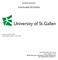 Universität St.Gallen