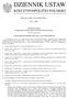 DZIENNIK USTAW RZECZYPOSPOLITEJ POLSKIEJ. Warszawa, dnia 16 września 2016 r. Poz z dnia 23 sierpnia 2016 r.