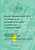 Wyniki Standardowe 2015 uzyskane przez gospodarstwa rolne uczestniczące w Polskim FADN